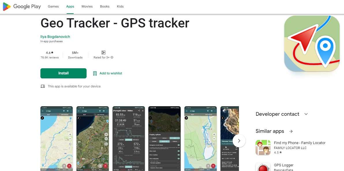 Geo Tracker - GPS tracker