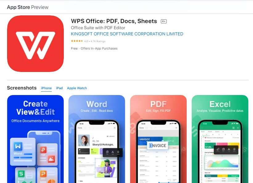 WPS iOS