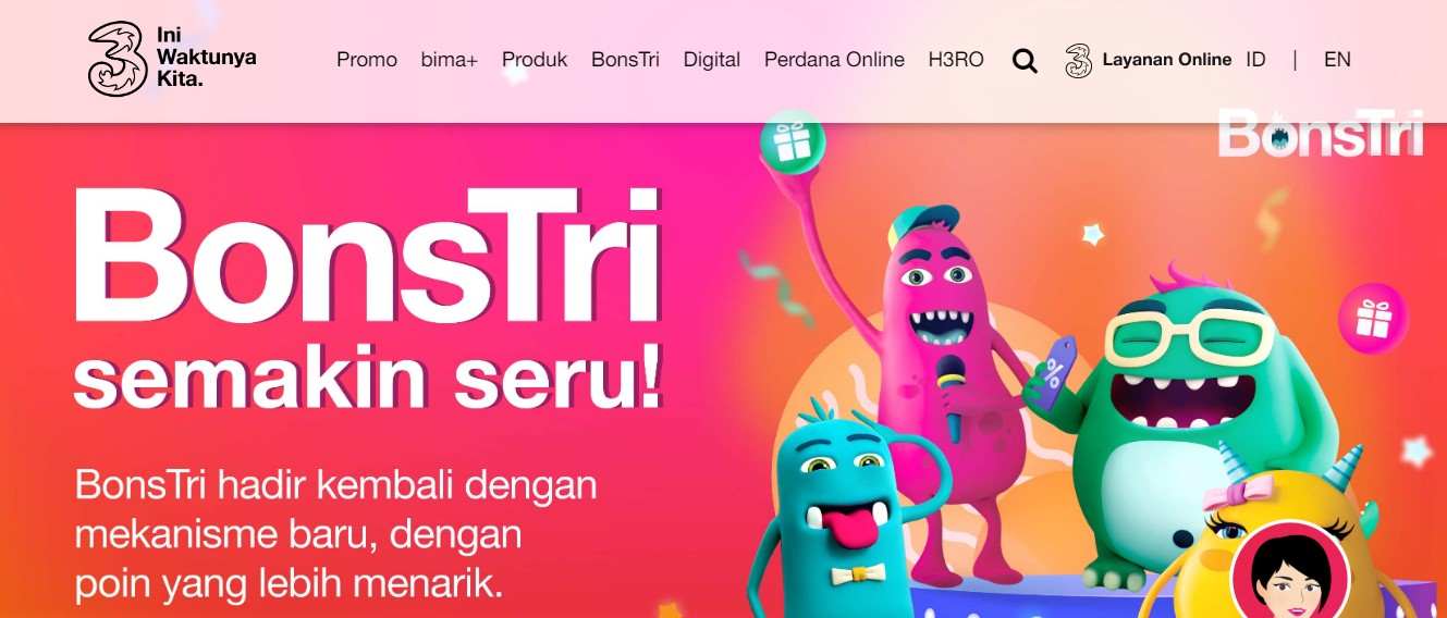 Tukar Poin Bonstri Web Home