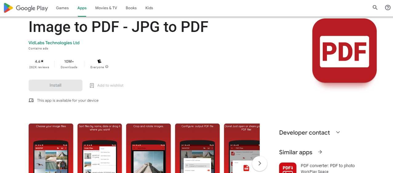 Ubah Foto Jadi PDF Image to PDF Converter